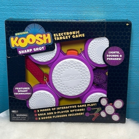 Original Koosh Sharp Shot Electronic Target Game Smart Technology Talks Lights - Picture 4 of 9